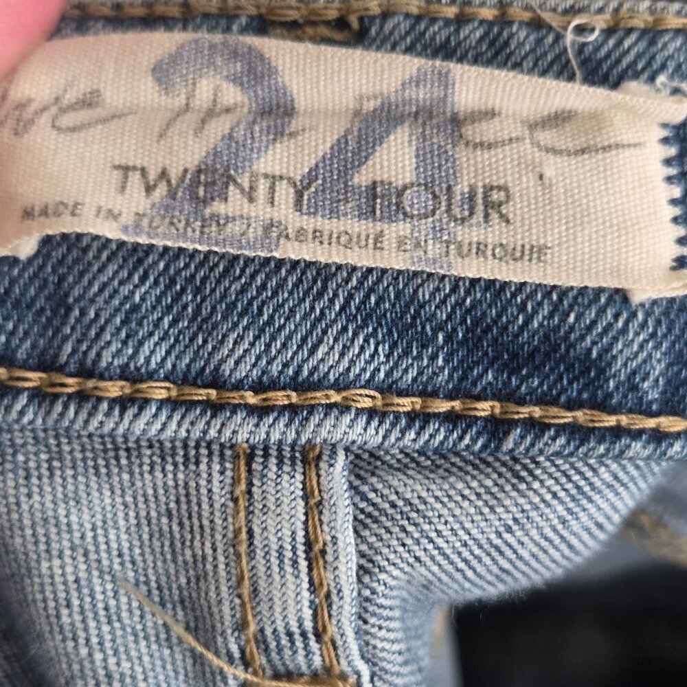 Free People We the Free Women's Casual Jeans Blue Size 24 - Picture 7 of 8